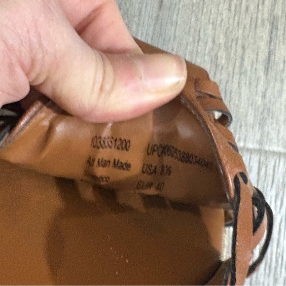 Sam & Libby Asha Huarache Espadrilles Sandal Womens Sz 8.5 Brown Coastal Cowgirl - Picture 11 of 11